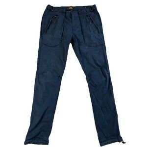 Abercrombie & Fitch 31x32 Navy Blue Slim Straight Y2K Gorpcore Mens Cargo Pants‎